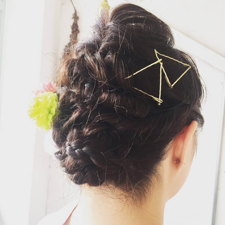 色気 ヘアアレンジ 花火大会 ロング Muutos ムートス 根倉 聡 Hair