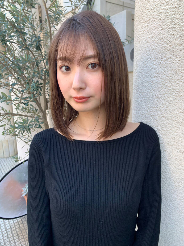 ミディアム 大人ミディアム ワンカールスタイリング ストレート Roena 高橋ジロウ Roena 原宿 表参道 Hair ミディアム 大人ミディアム ワンカールスタイリング ストレート Roena 高橋ジロウ Roena 原宿 表参道 Hair