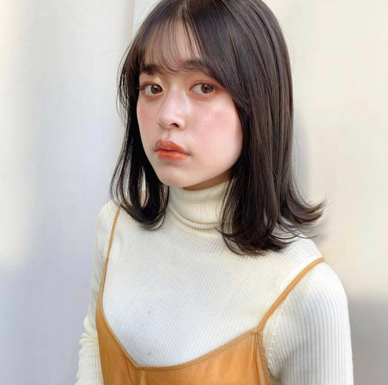 フェミニン 大人ミディアム 鎖骨ミディアム 切りっぱなし Drive For Garden 加藤 友梨絵 Drive For Garden Hair