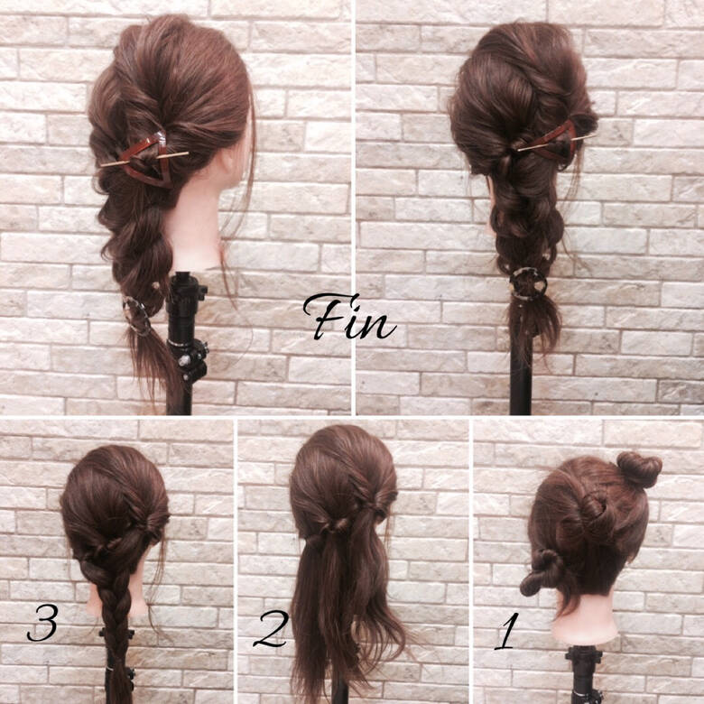 ミディアム 簡単ヘアアレンジ オフィス 梅雨 匠forhair 中村香奈子 Hair