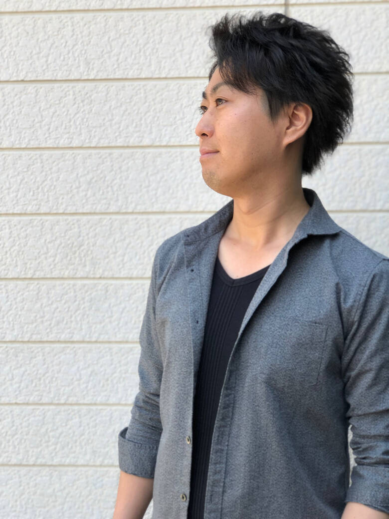 メンズ ブリーチカラー デート フェミニン Tme Hair川崎小田 Tme Hair Tomoe Chiba 4742 Hair