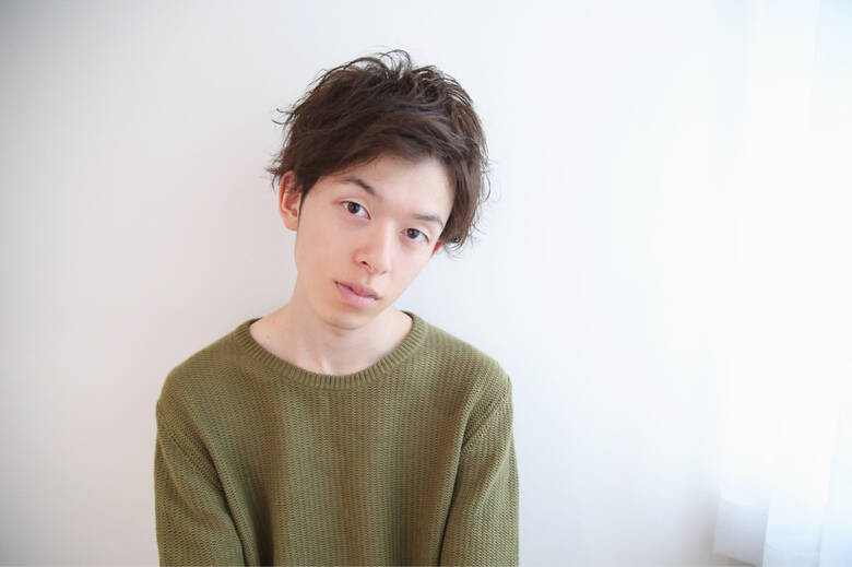 ショート ナチュラル メンズ かき上げ前髪 Belta 安村 美奈 Hair
