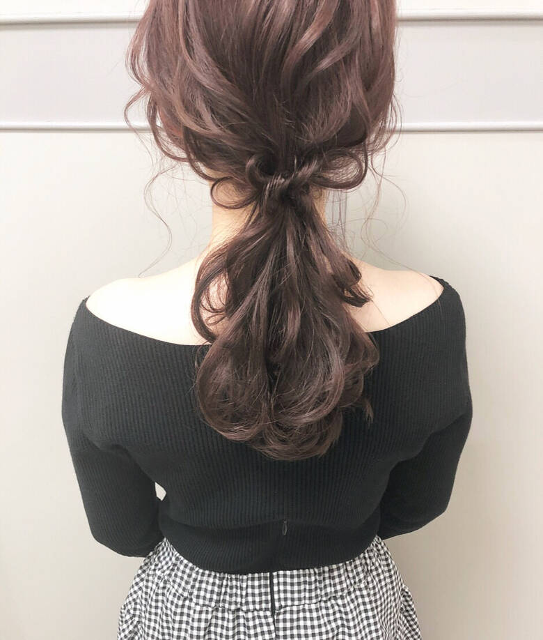 簡単ヘアアレンジ デート ヘアアレンジ ローポニー Maison De Sisi Hii De Hair