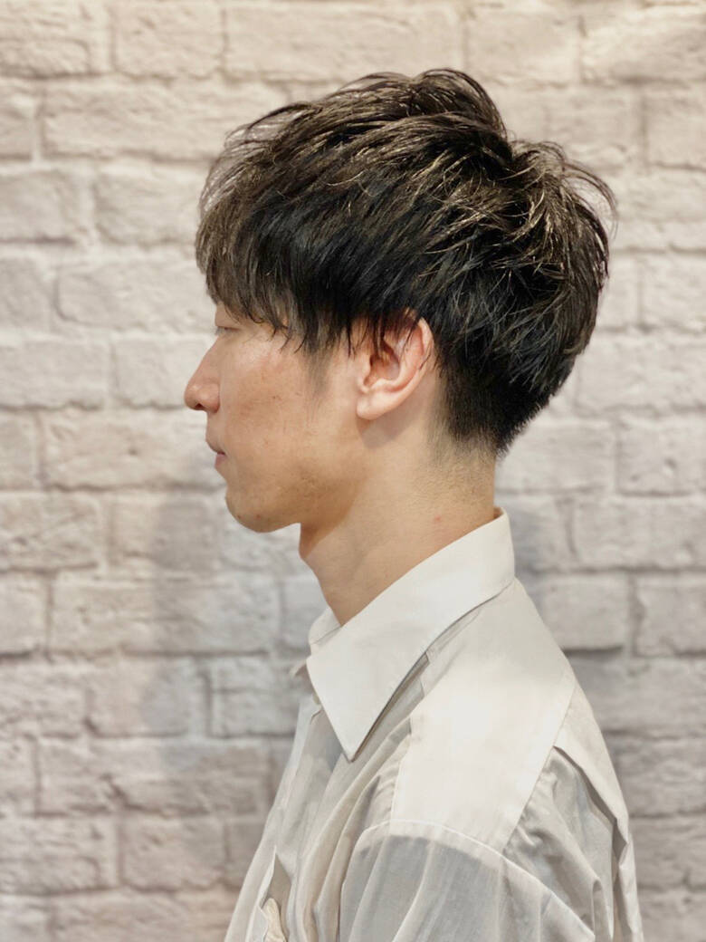 刈り上げ メンズショート メンズ メンズスタイル グレイスフルバーバープラチナム六本木店 大橋 勇貴 Hair