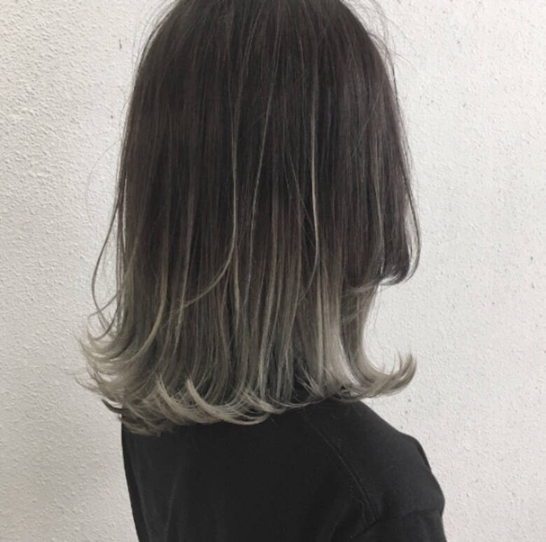 外ハネ グラデーションカラー ブリーチ ハイライト Lil By Khair 木下裕貴 Hair 外ハネ グラデーションカラー ブリーチ ハイライト Lil By Khair 木下裕貴 Hair