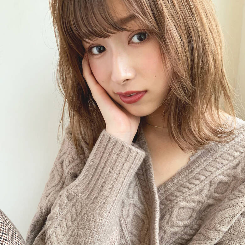 レイヤーカット デート ミディアム 大人かわいい Garden Omotesando 伊藤愛子 Garden Hair