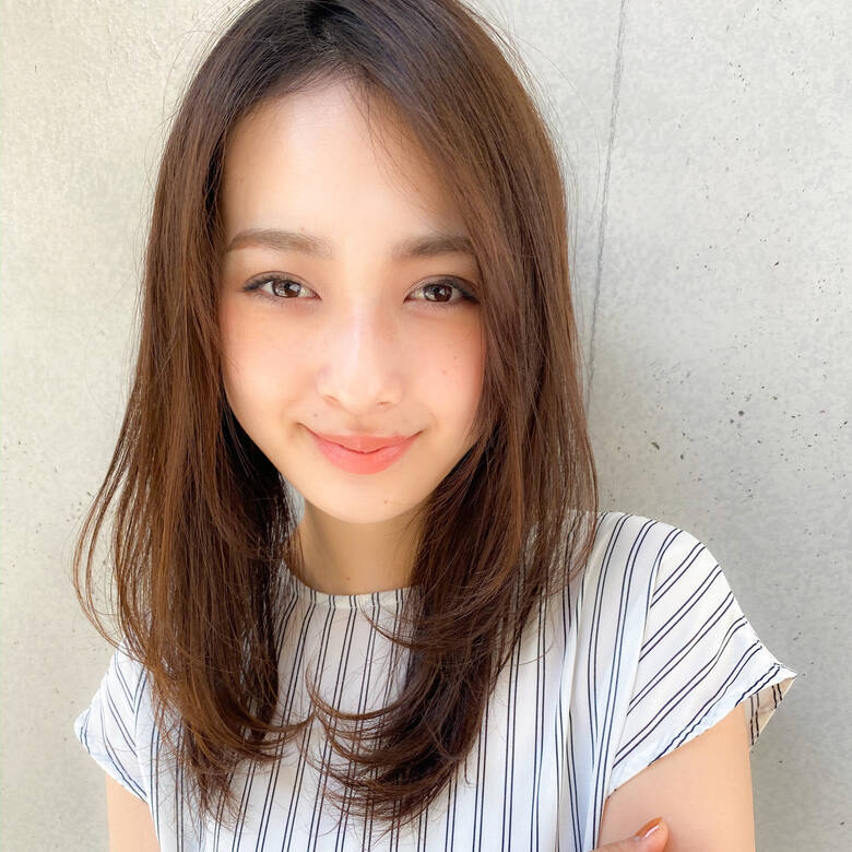 大人かわいい ナチュラル セミロング 色気 Dyplus表参道 櫻木裕紀 5421 Hair