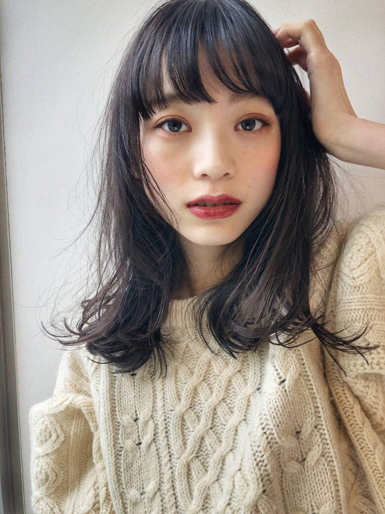 前髪あり ナチュラル 流し前髪 フリンジバング Garden Harajuku 大沼圭吾 3570 Hair 前髪あり ナチュラル 流し前髪 フリンジバング Garden Harajuku 大沼圭吾 3570 Hair
