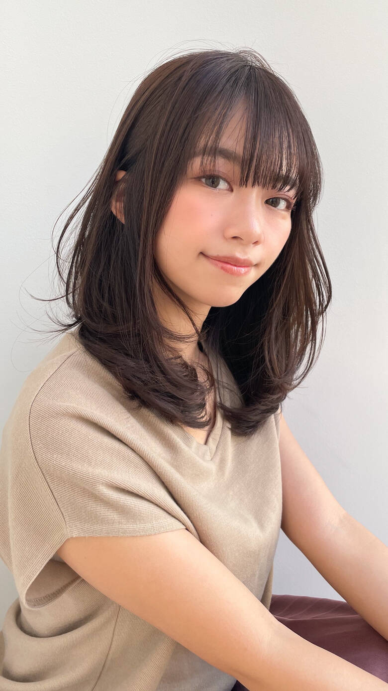 ストレート 大人可愛い ナチュラル ミディアム Agnos青山 艶髪マスター 上遠野裕樹 カトオノヒロキ Hair ストレート 大人可愛い ナチュラル ミディアム Agnos青山 艶髪マスター 上遠野裕樹 カトオノヒロキ Hair