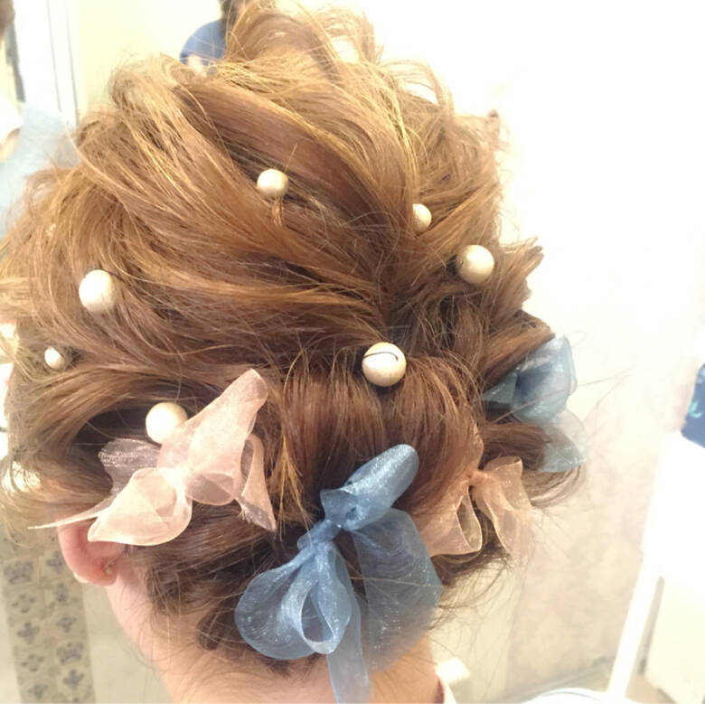 大人かわいい ゆるふわ ショート ヘアアレンジ ヘアメイクサロン リッコ Ricco Hair Make Hair