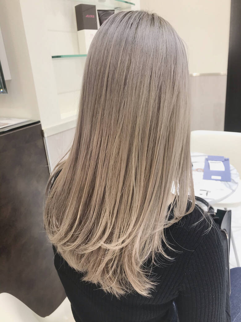 グラデーションカラー ハイトーンカラー ハイライト ストリート レブリィ ゼンコー 国領店 大泉友希 Hair