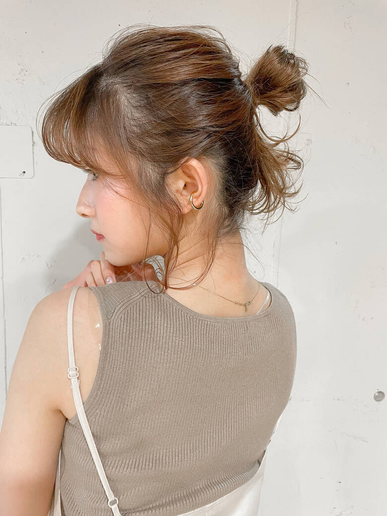 ミディアム ヘアアレンジ セルフヘアアレンジ 簡単ヘアアレンジ Dydi表参道 本田結 ほんだゆい Dydi表参道 Hair