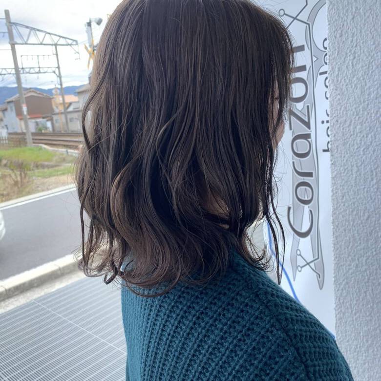 ミディアム ダークトーン 暗髪 トーンダウン ヘアー メイク コラソン 艶髪 透明感美容師 せのまさる 5380 Hair