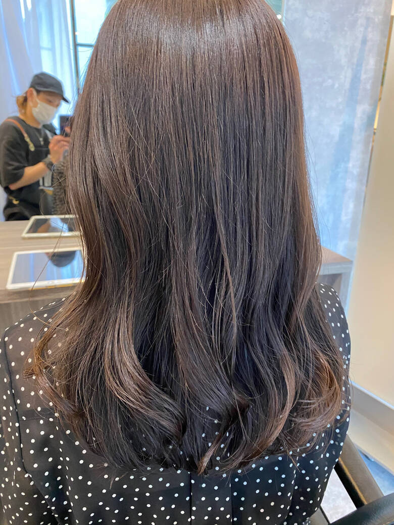 ナチュラル ロング グレージュ ラベンダーアッシュ Ori Kobe 井上 博貴 Hair
