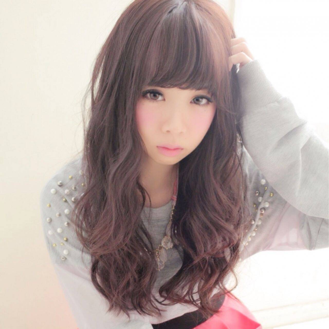 ストリート ロング 大人かわいい かわいい りいこ Hair