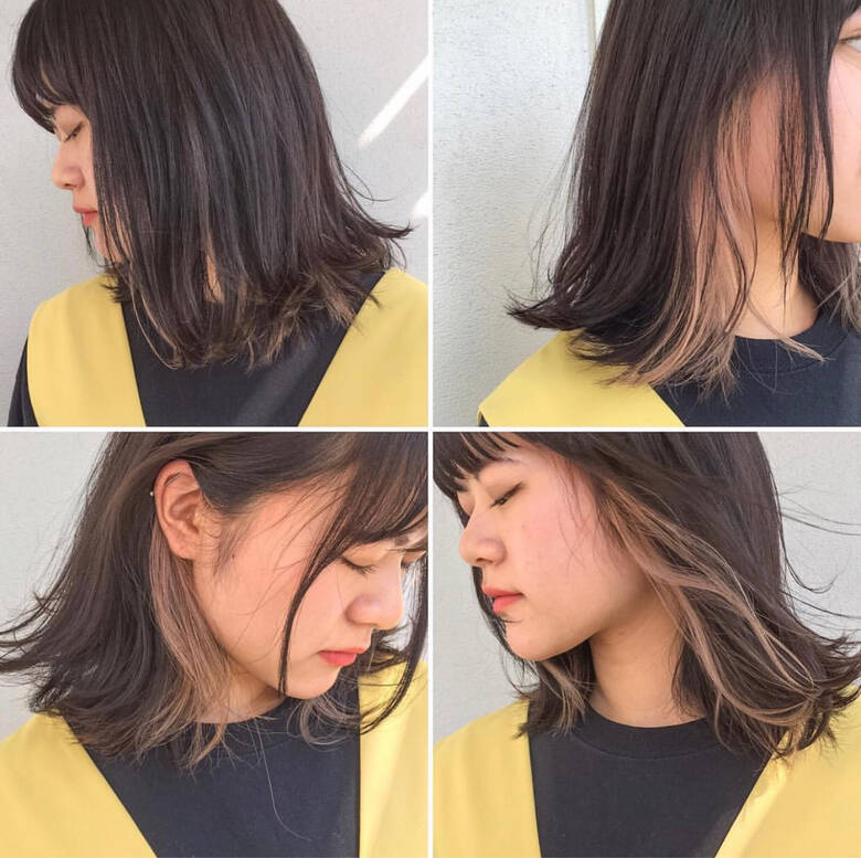 ロブ フリンジバング ハイライト インナーカラー Lora Garden Lora Garden 細田真吾 Hair ロブ フリンジバング ハイライト インナーカラー Lora Garden Lora Garden 細田真吾 Hair
