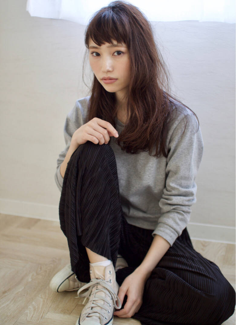 ミディアム ナチュラル ロング ゆるふわ Less 井手 博之 Hair