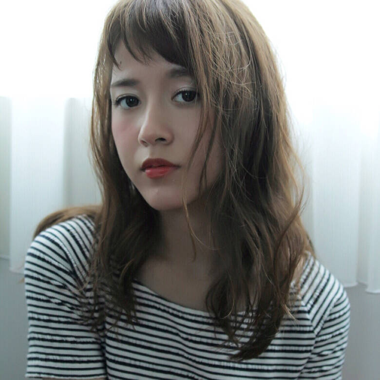 ゆるふわ ブルージュ オリーブアッシュ ガーリー Belta 安村 美奈 Hair