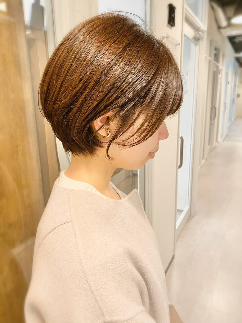 大人かわいい オフィス ショートボブ ショート Vie 大人可愛い ショート ボブが得意 つばさ Hair