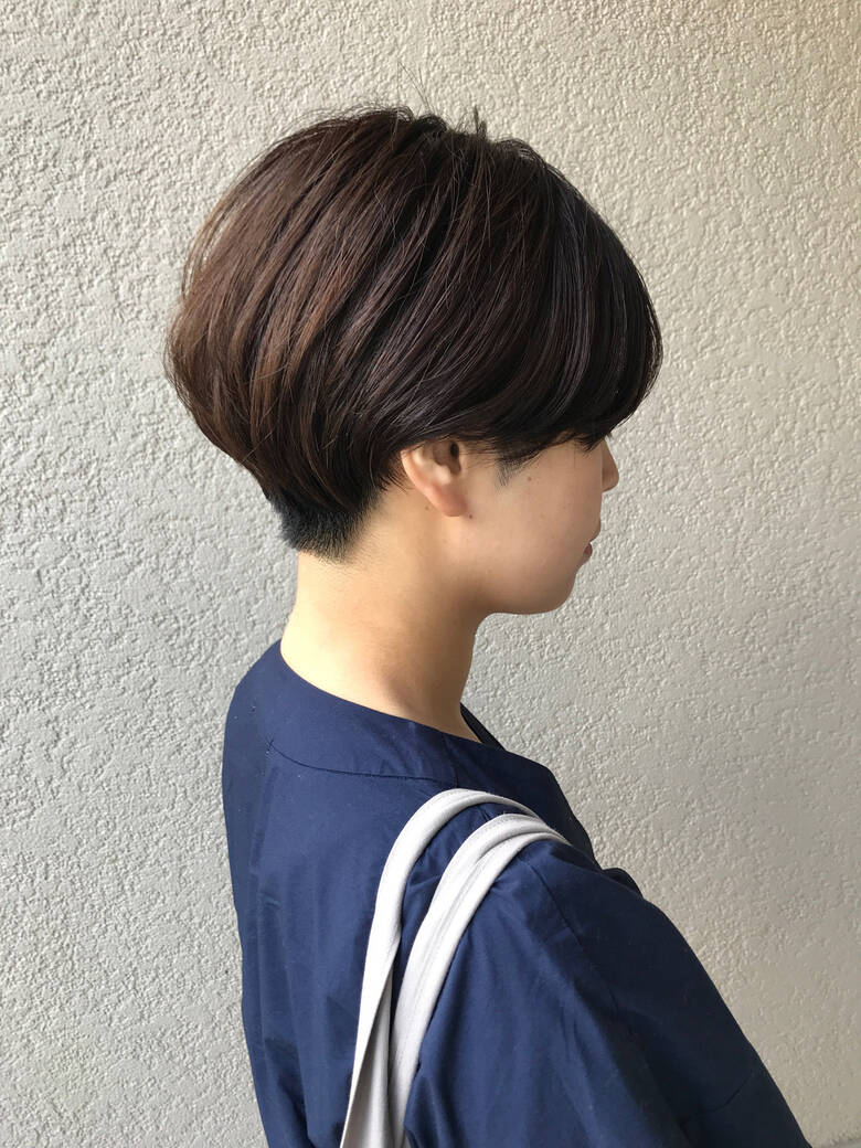 ショート 刈り上げショート ナチュラル ハンサムショート Summer 富永暁子 Hair