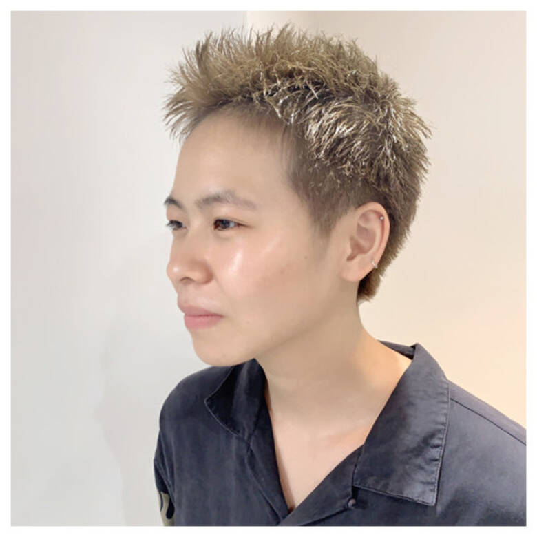 ベリーショート ショート 10代 ハイトーン 美容室tree 松原桃歌 69 Hair