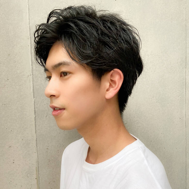 ショート メンズショート ナチュラル メンズパーマ Dyplus表参道 櫻木裕紀 5617 Hair