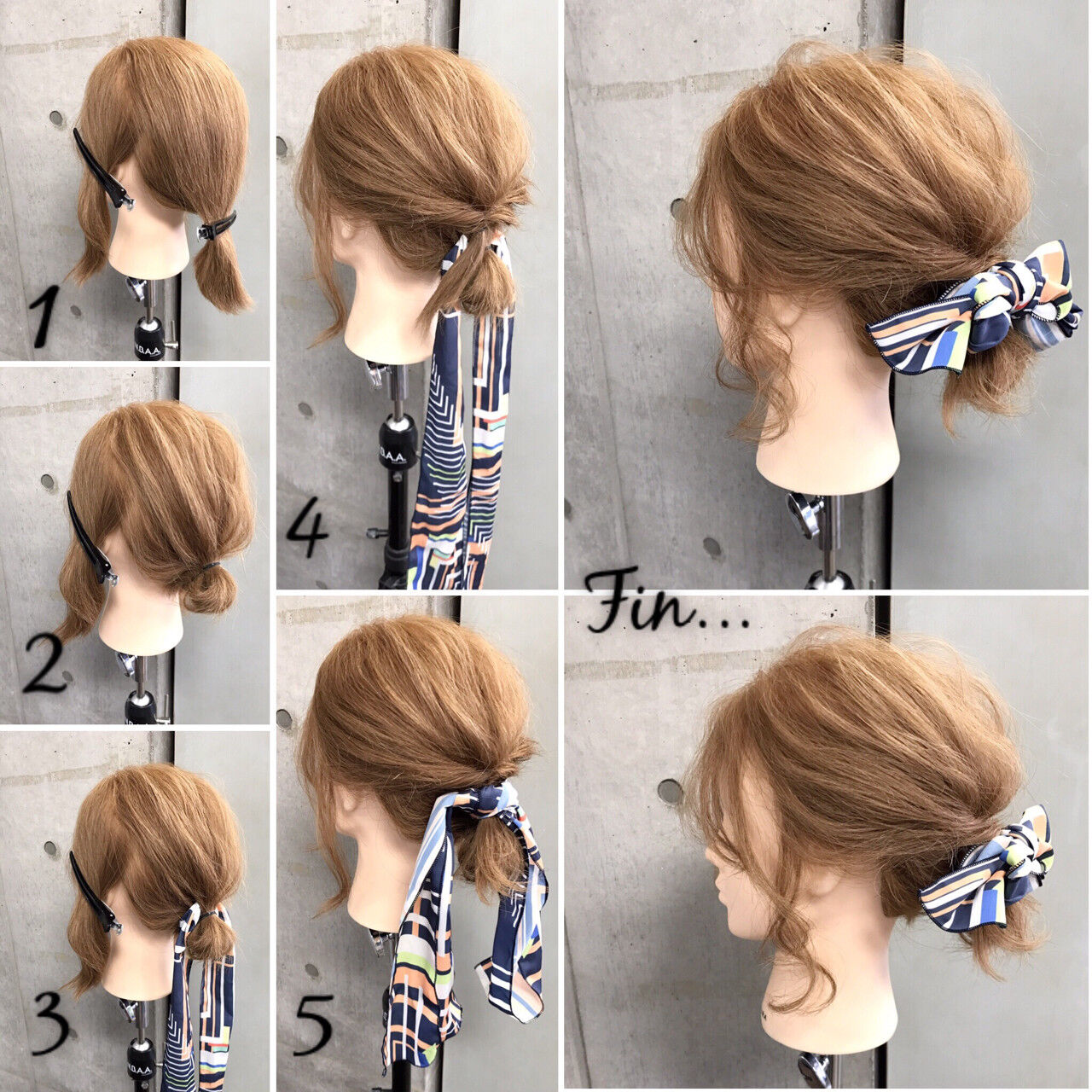 髪型 ボブ アレンジ 簡単