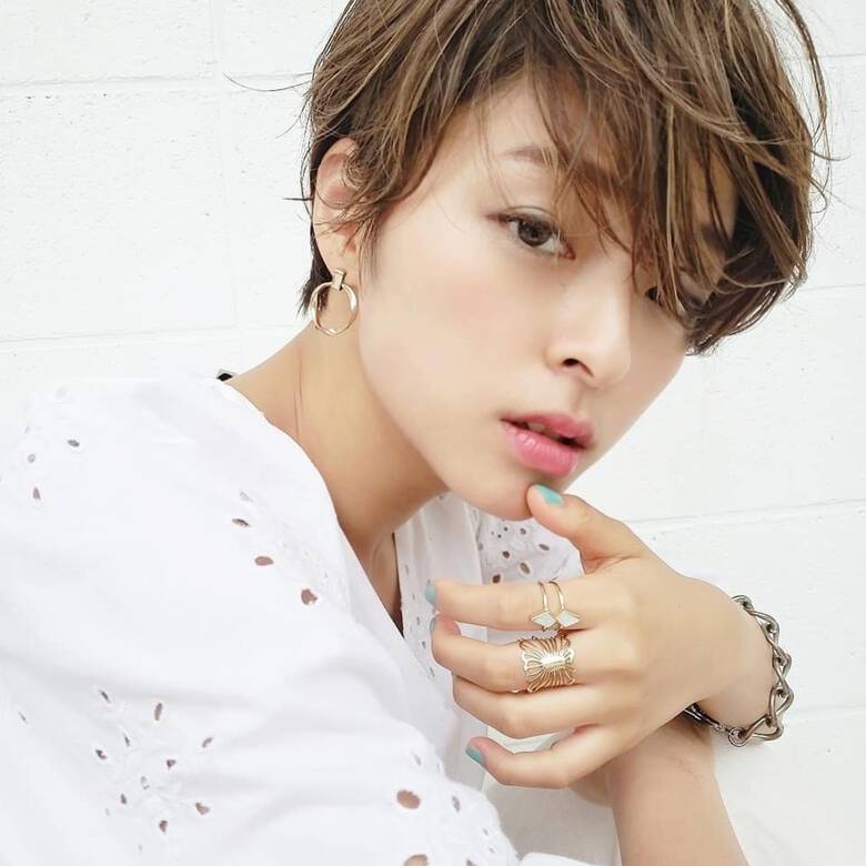 ニュアンスパーマ 白髪染め マッシュショート 大人ショート Middle Daikanyama 野村恵子 Hair