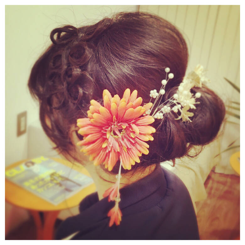 ミディアム 成人式 愛され ヘアアレンジ Genie ｼﾞｰﾆｰ 瀧川 徹 1799 Hair