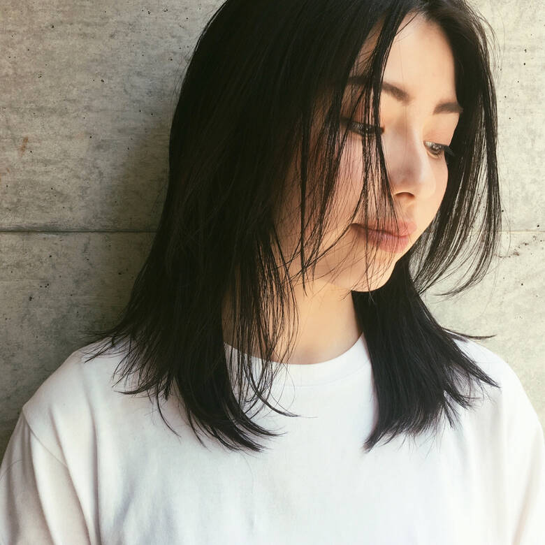 ミディアム 外ハネ マッシュ 色気 Loave Aoyama ローヴ アオヤマ 鈴木 成治 3644 Hair