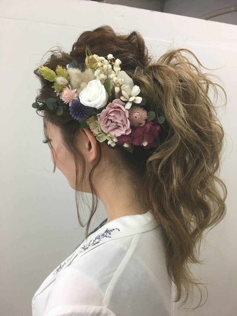 花嫁 結婚式 ポニーテール エレガント Hair Make Design Paf Kazue Hair 花嫁 結婚式 ポニーテール エレガント Hair Make Design Paf Kazue Hair