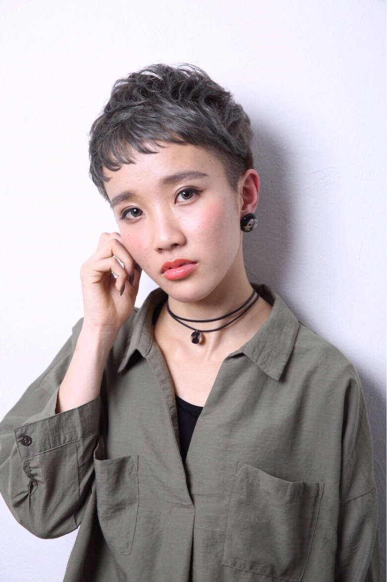 外国人風 モード ベリーショート 刈り上げ 西岡 優花 2865 Hair 外国人風 モード ベリーショート 刈り上げ 西岡 優花 2865 Hair