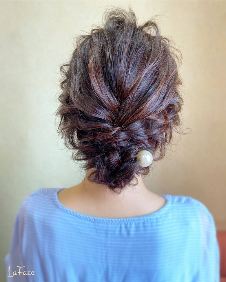 結婚式 ヘアアレンジ デート エレガント Laface ラフェイス 青柳 哲郎 ラフェイス Hair