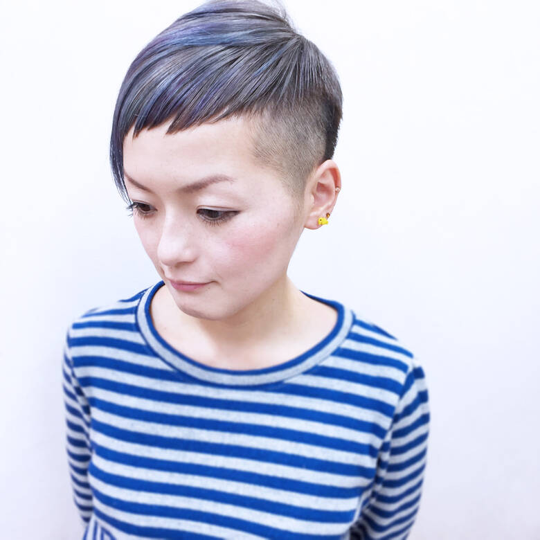 かっこいい ハイトーン 刈り上げ モード 電髪倶楽部street Yso Hair