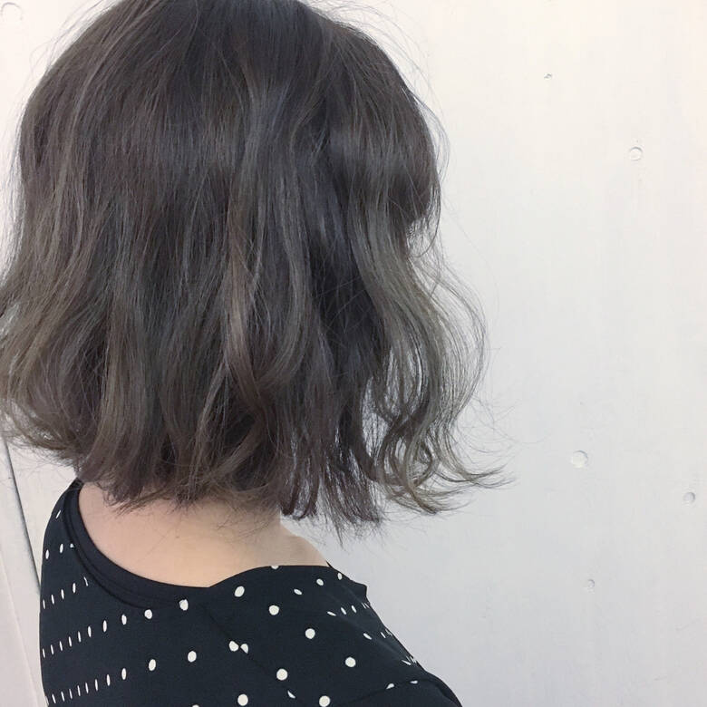 アッシュグレージュ アッシュ ボブ グレーアッシュ Buzz北堀江 杉本あさか Asa Hair アッシュグレージュ アッシュ ボブ グレーアッシュ Buzz北堀江 杉本あさか Asa Hair