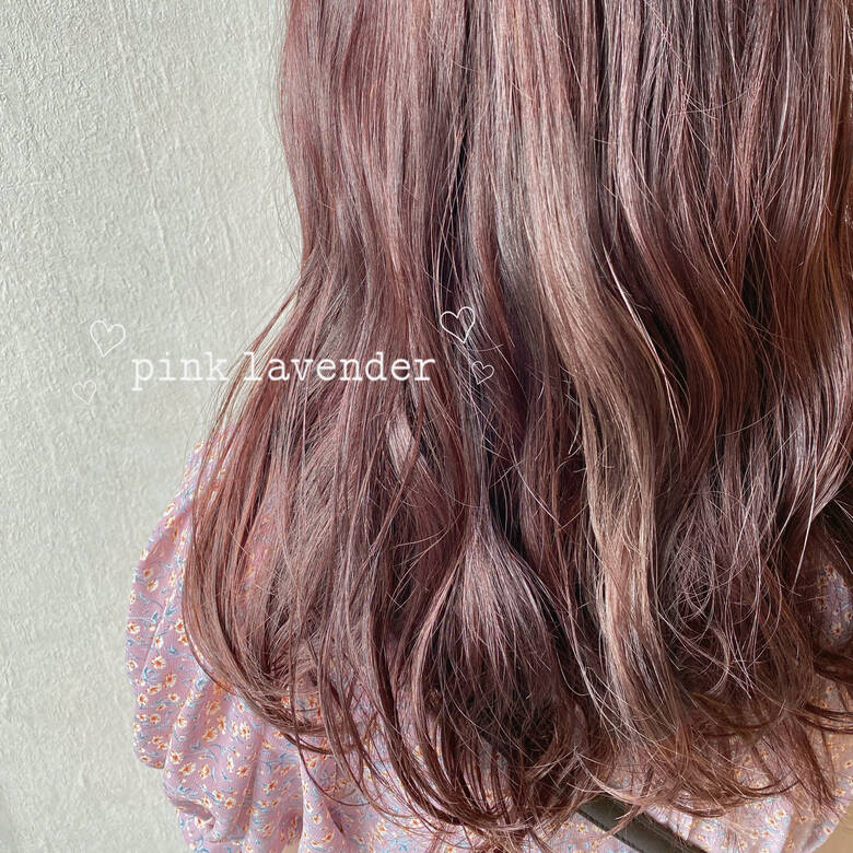 ミディアム ピンクベージュ ピンクパープル ピンクラベンダー Plug By Neolive T O M O K A 5653 Hair