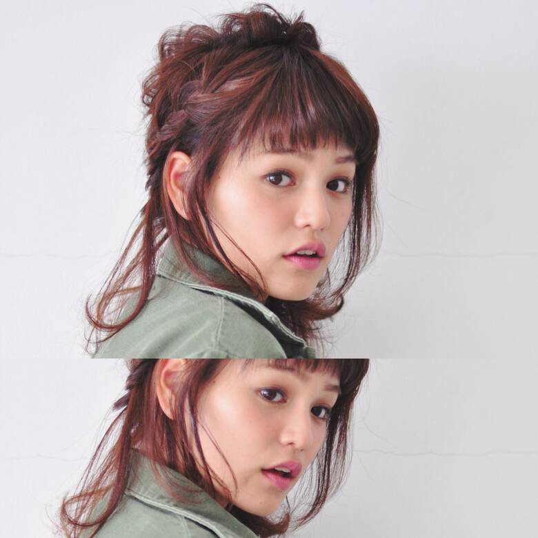 大人かわいい ヘアアレンジ ミディアム 外国人風 Kord ウエジ カツヒロ Hair