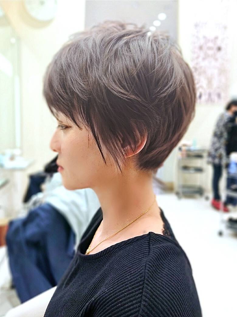 ナチュラル ショート ショートボブ ベリーショート Visage Genuine 横徳憲史 Hair