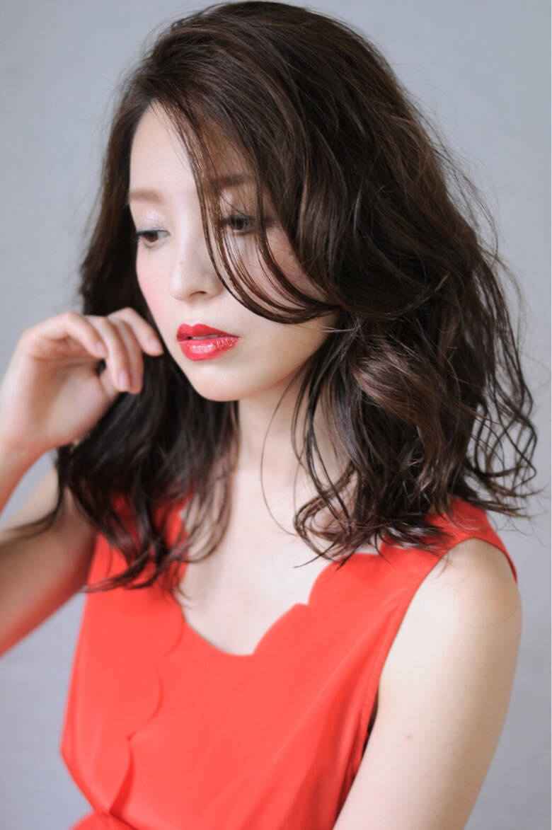色気 ボブ ミディアム 黒髪 あいちゅ Hair