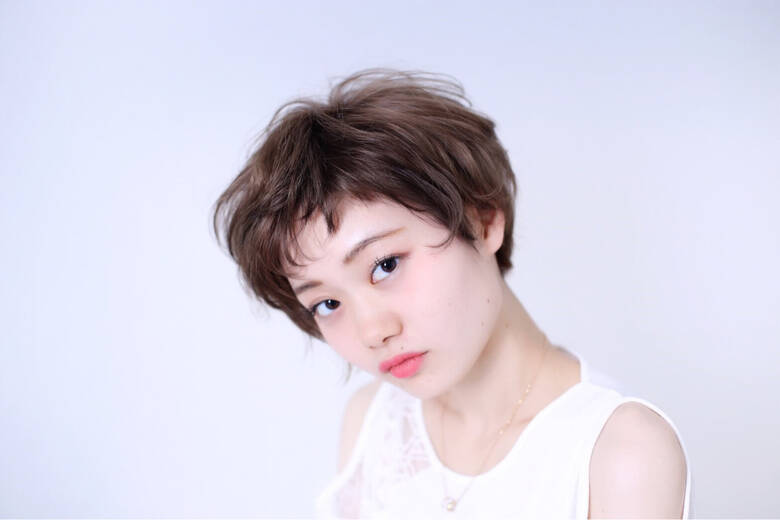 ショートバング ヘアアレンジ ショート モード ゆかり Hair
