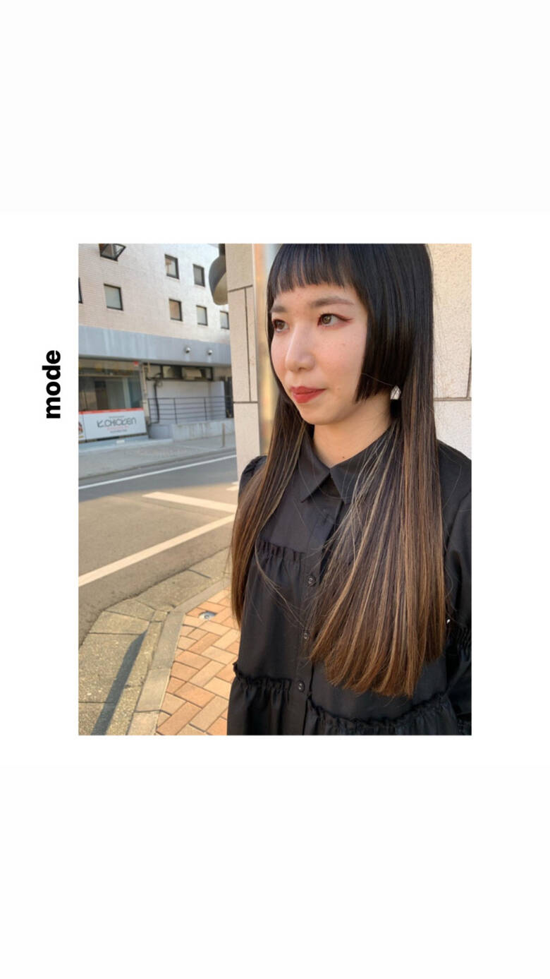 姫カット ベビーバング 個性的 ロング Bebe 髪型迷子の方の最終地点 大塚 寛記 6367 Hair