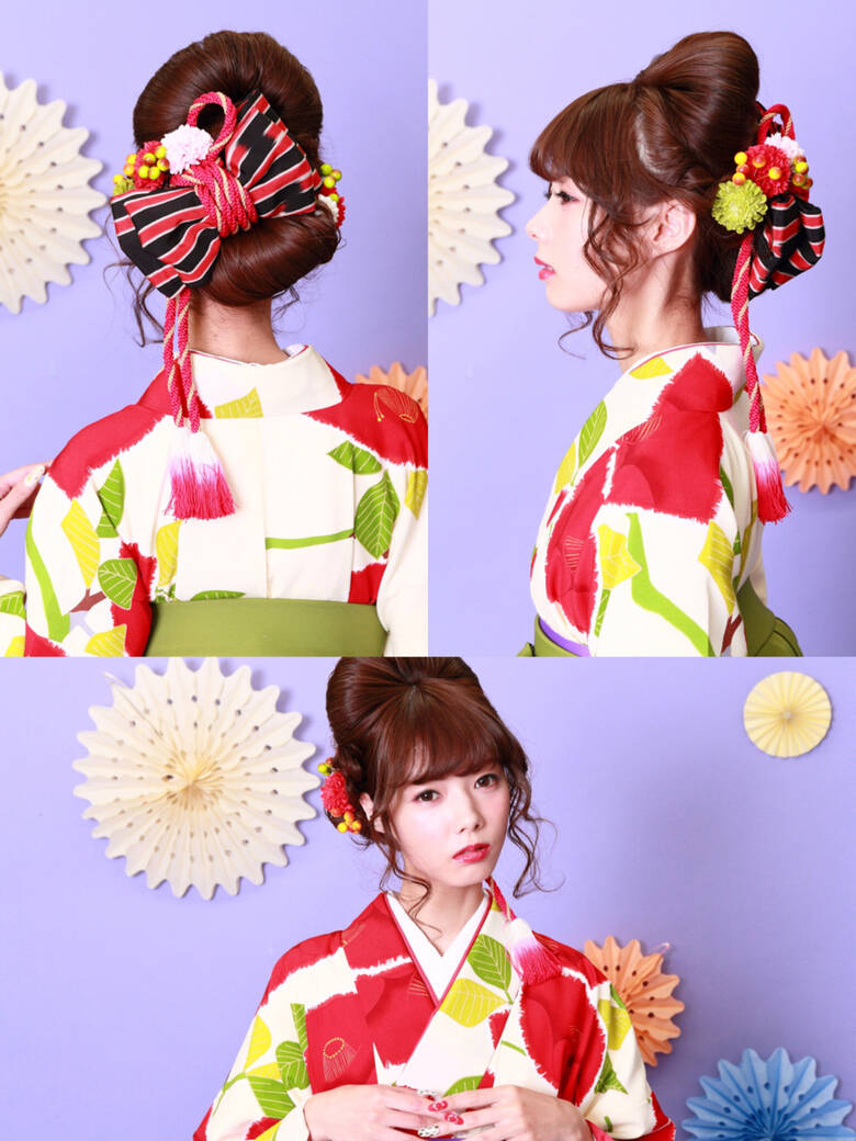 袴 和装 アップスタイル ロング 西門愛梨沙 Hair