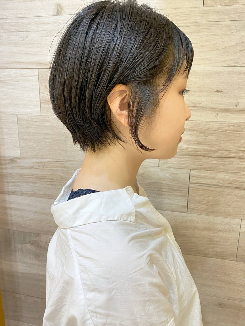 ショート ナチュラル ショートヘア 小顔ショート モリオフロムロンドンサッポロファクトリー店 柳谷 亘 Hair