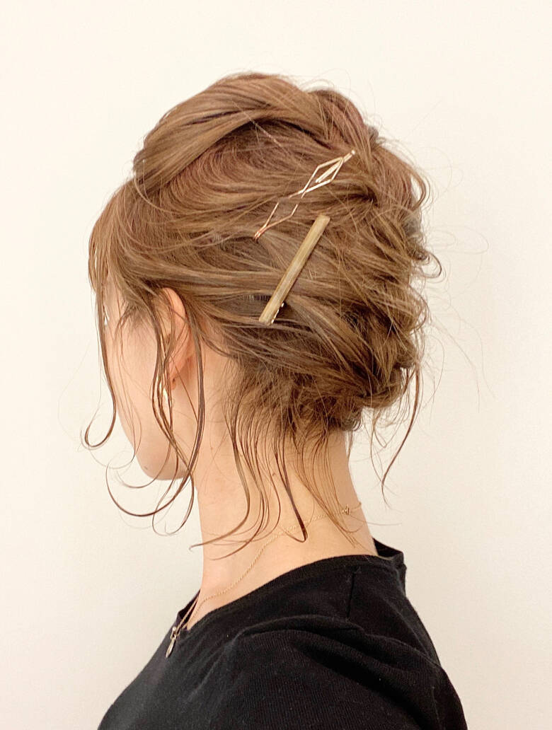 ミディアム 編み込みヘア ヘアアレンジ 簡単ヘアアレンジ Appiis 宮崎 まさみ Hair
