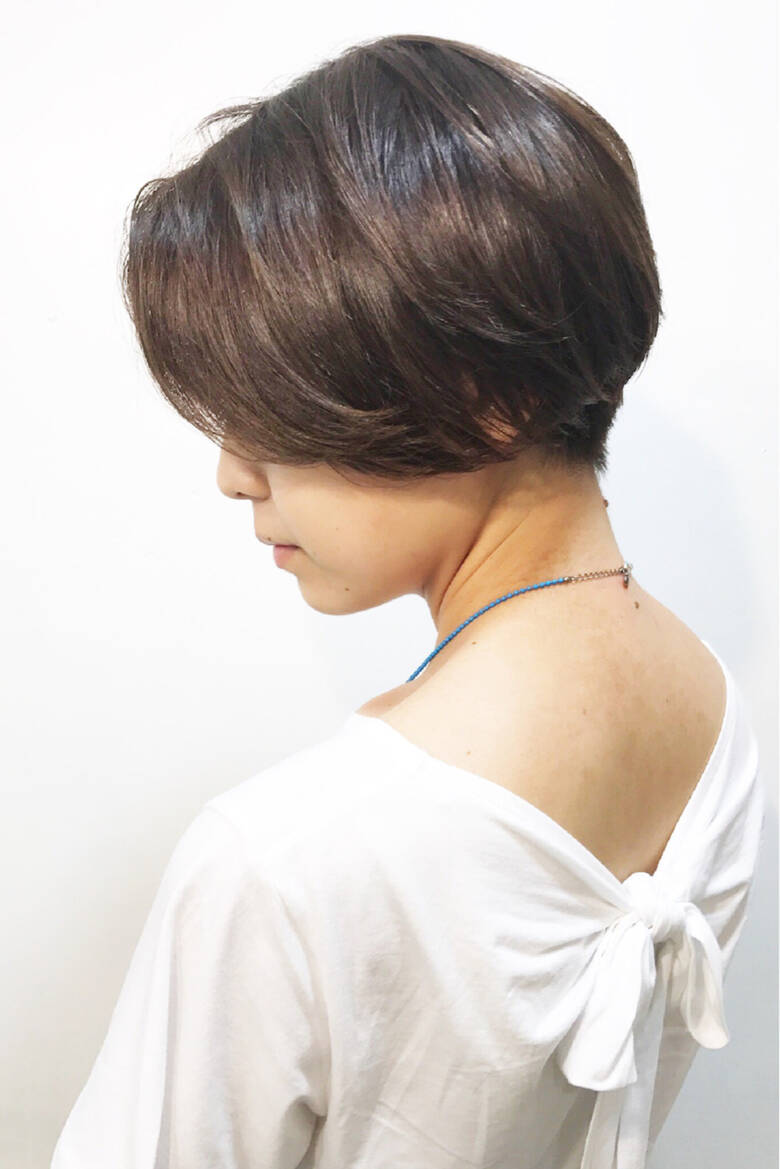 ナチュラル ショート ボブ 前下がり Morio From London Ikebukuro モリオ フロム ロンドン 池袋店 ショートボブ似合わせ スペシャリスト佐野元気 Hair