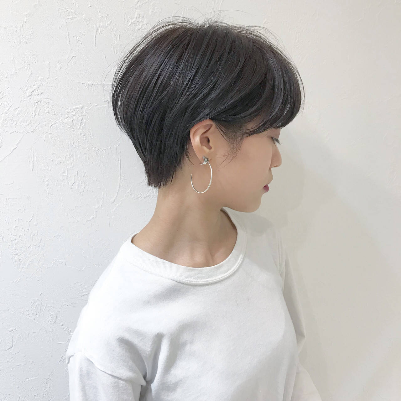 前下がりショート オフィス 小顔ショート ベリーショート×Coast.×溝口優人×455552【HAIR】
