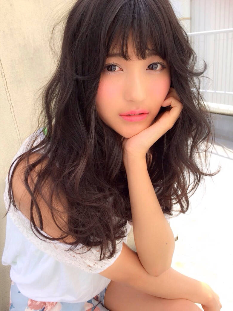 ロング ゆるふわ おフェロ 透明感 大西菜南子 Hair