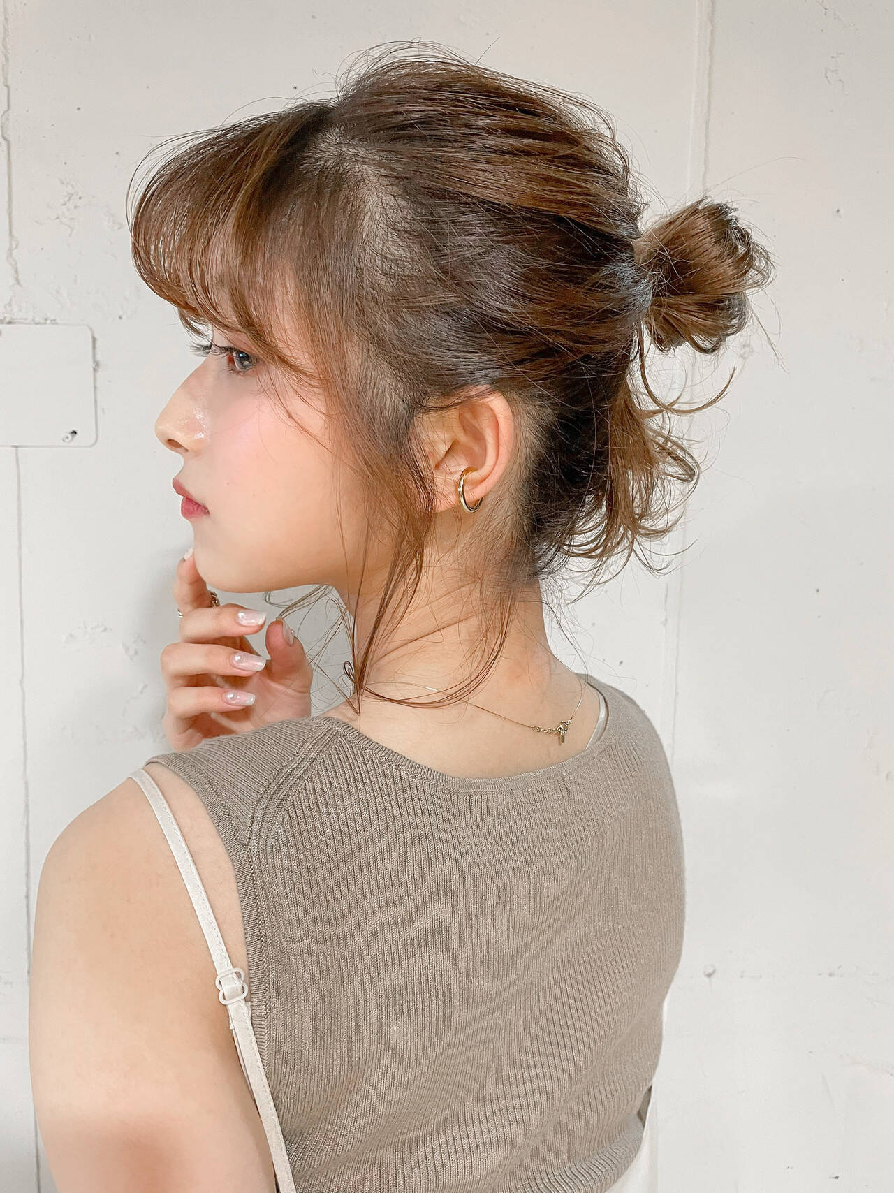 セルフヘアアレンジ シニヨン 簡単ヘアアレンジ ナチュラル Dydi表参道 本田結 ほんだゆい Dydi表参道 Hair