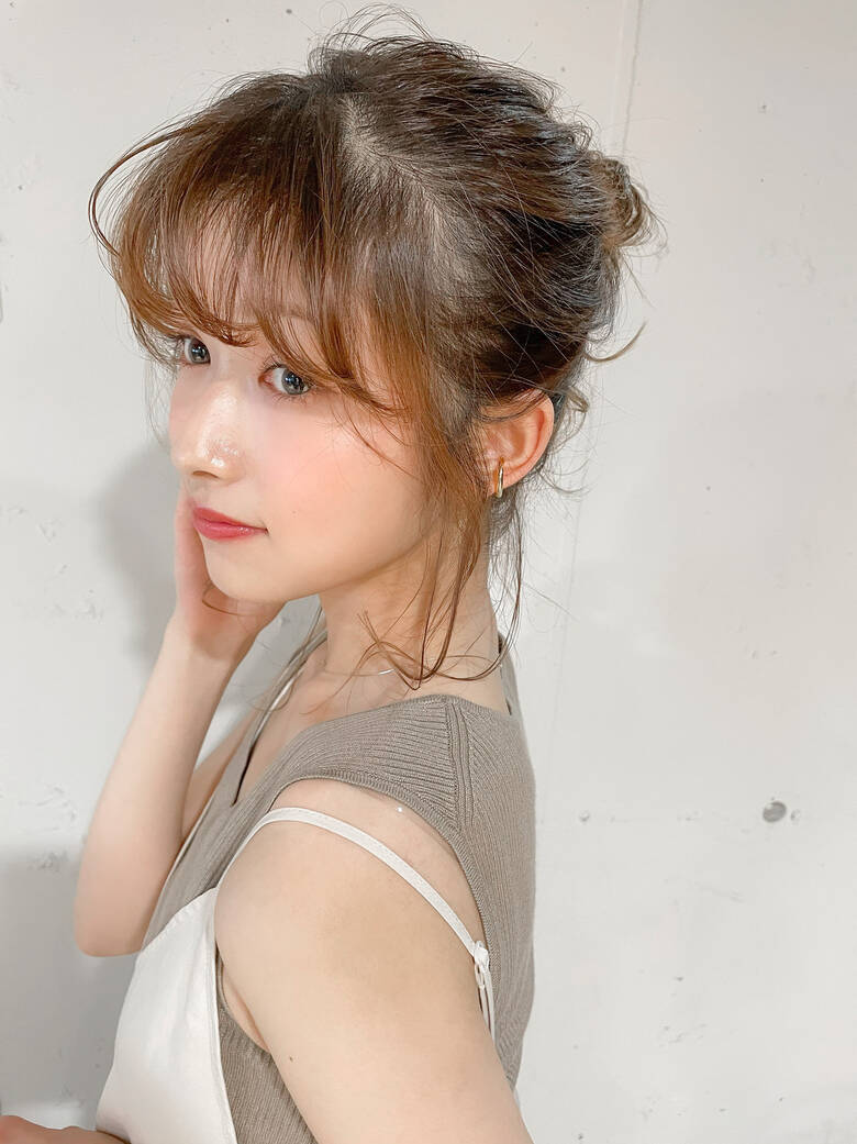ナチュラル 簡単ヘアアレンジ レイヤーカット セルフヘアアレンジ Dydi表参道 本田結 ほんだゆい Dydi表参道 Hair