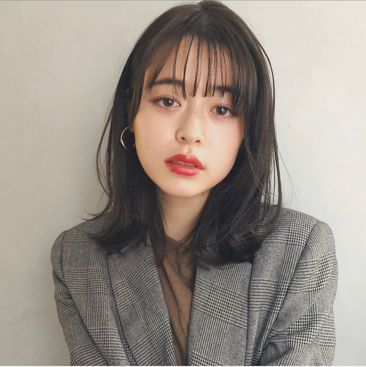 ミディアム 鎖骨ミディアム ミディアムレイヤー デート Garden Aoyama 豊田楓 Garden Aoyama Hair